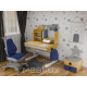 Комплект (L) Mealux Cтол Timberdesk Wood S Тумба BD-920-2 BL + Крісло Onyx DBG