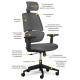 Крісло Mealux Leo Air Dark Grey