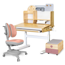 Комплект меблів (L) Mealux Timberdesk S (парта + крісло + тумба)