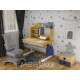 Комплект (L) Mealux Cтол Timberdesk Wood S Тумба BD-920-2 BL + Крісло Onyx G