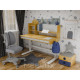 Комплект (L) Mealux Cтол Timberdesk Wood L +Тумба BD-920-2 BL + Крісло Onyx Duo G