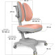 Крісло Mealux Onyx Duo PG   - оббивка темно-персикова однотонна