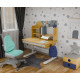 Комплект (L) Mealux Cтол Timberdesk Wood S Тумба BD-920-2 BL + Крісло Onyx TG