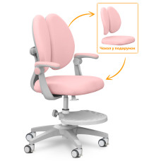 Дитяче крісло Mealux Sprint Duo Pink  - оббивка рожева однотонна