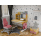 Комплект (L) Mealux Cтол Timberdesk Wood S Тумба BD-920-2 PN + Крісло Onyx DPG