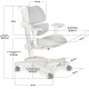 Дитяче крісло Mealux Space Air Grey  - оббивка сіра однотонна