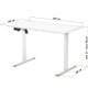 Стіл Mealux PowerDesk Lite White з електрорегулюванням висоти