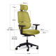 Крісло Mealux Leo Air Plus Green