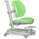Дитяче крісло Mealux Ortoback Duo Base Green  - оббивка зелена однотонна