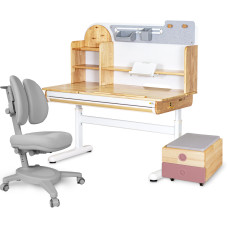 Комплект (L) Mealux Cтол Timberdesk Wood L +Тумба BD-920-2 PN + Крісло Onyx Duo G