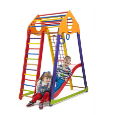 Дитячий спортивний комплекс BambinoWood Color Plus 1