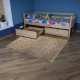 Підліткове ліжко лакове babyson 1 з ящиком 80x190см